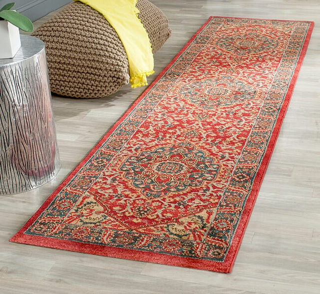 Safavieh Mahal Mah621C Navy / Red Rugs.