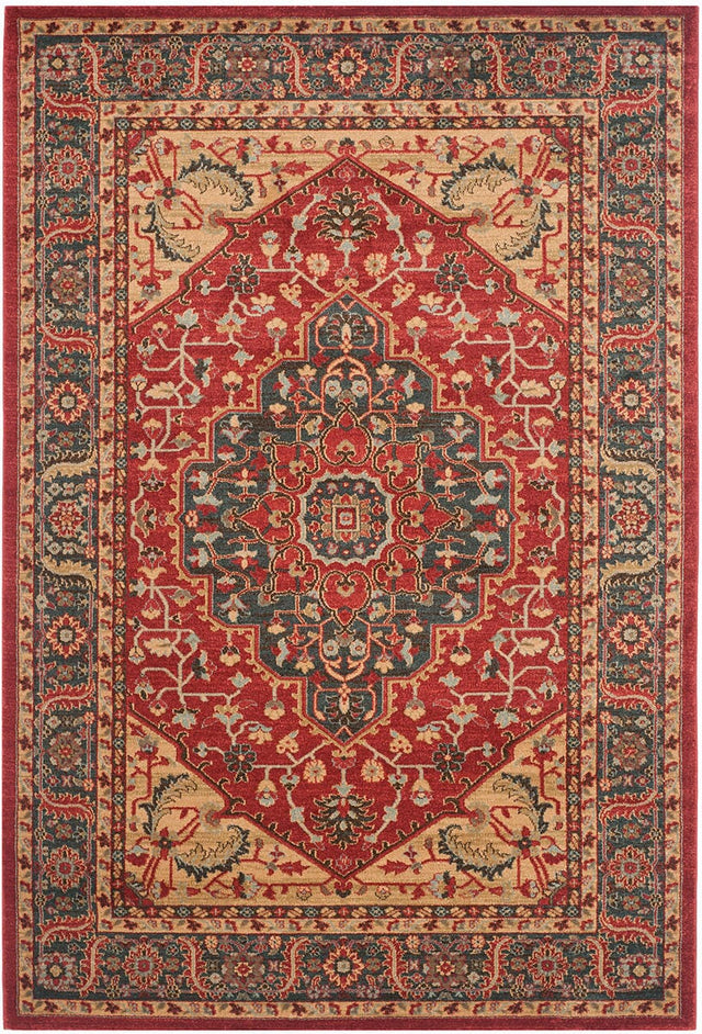 Safavieh Mahal Mah621C Navy / Red Rugs.