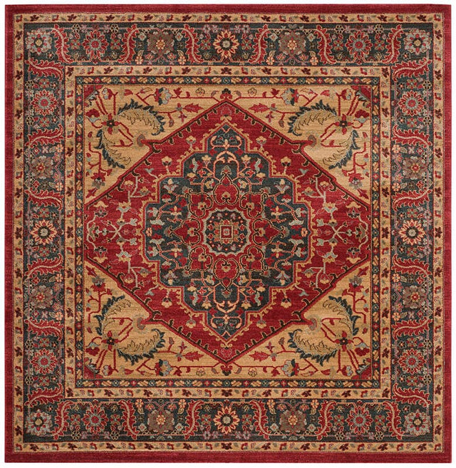 Safavieh Mahal Mah621C Navy / Red Rugs.