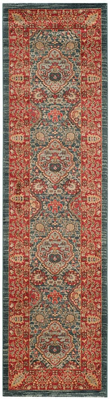 Safavieh Mahal Mah655C Navy/Red Rug.