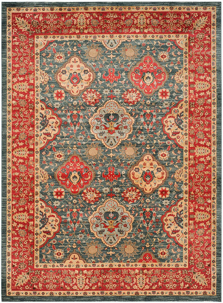 Safavieh Mahal Mah655C Navy/Red Rug.