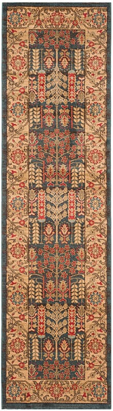 Safavieh Mahal Mah697E Navy / Natural Rugs.