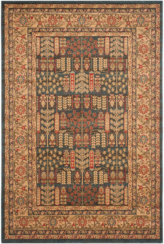Safavieh Mahal Mah697E Navy / Natural Rugs.