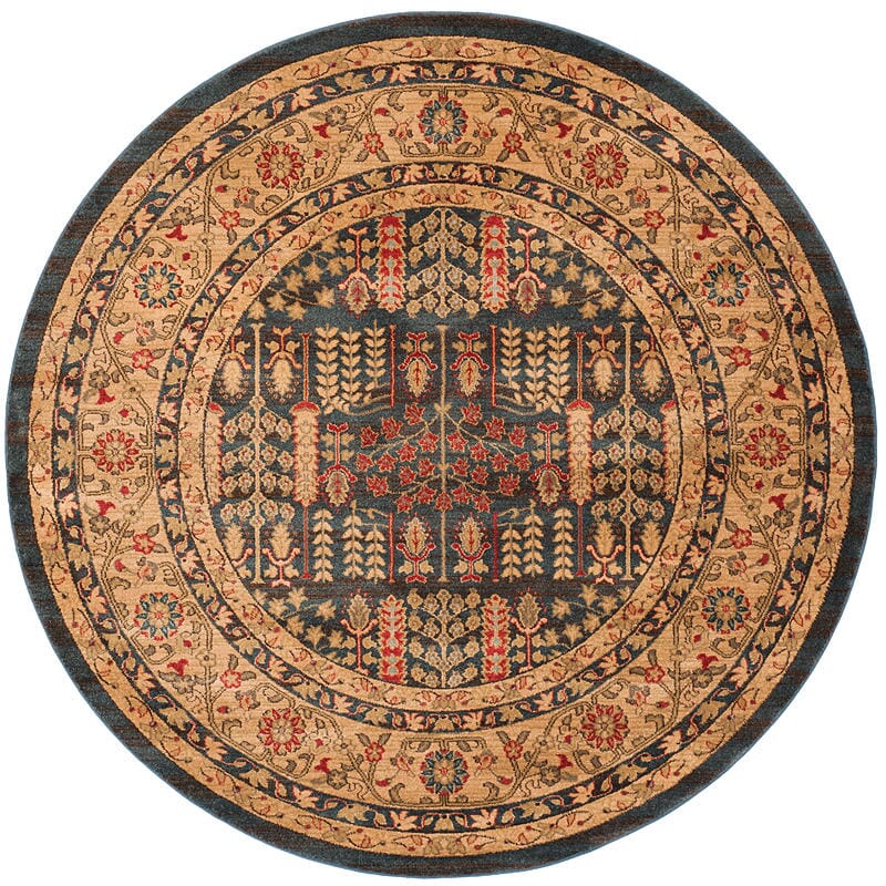 Safavieh Mahal Mah697E Navy / Natural Rugs.