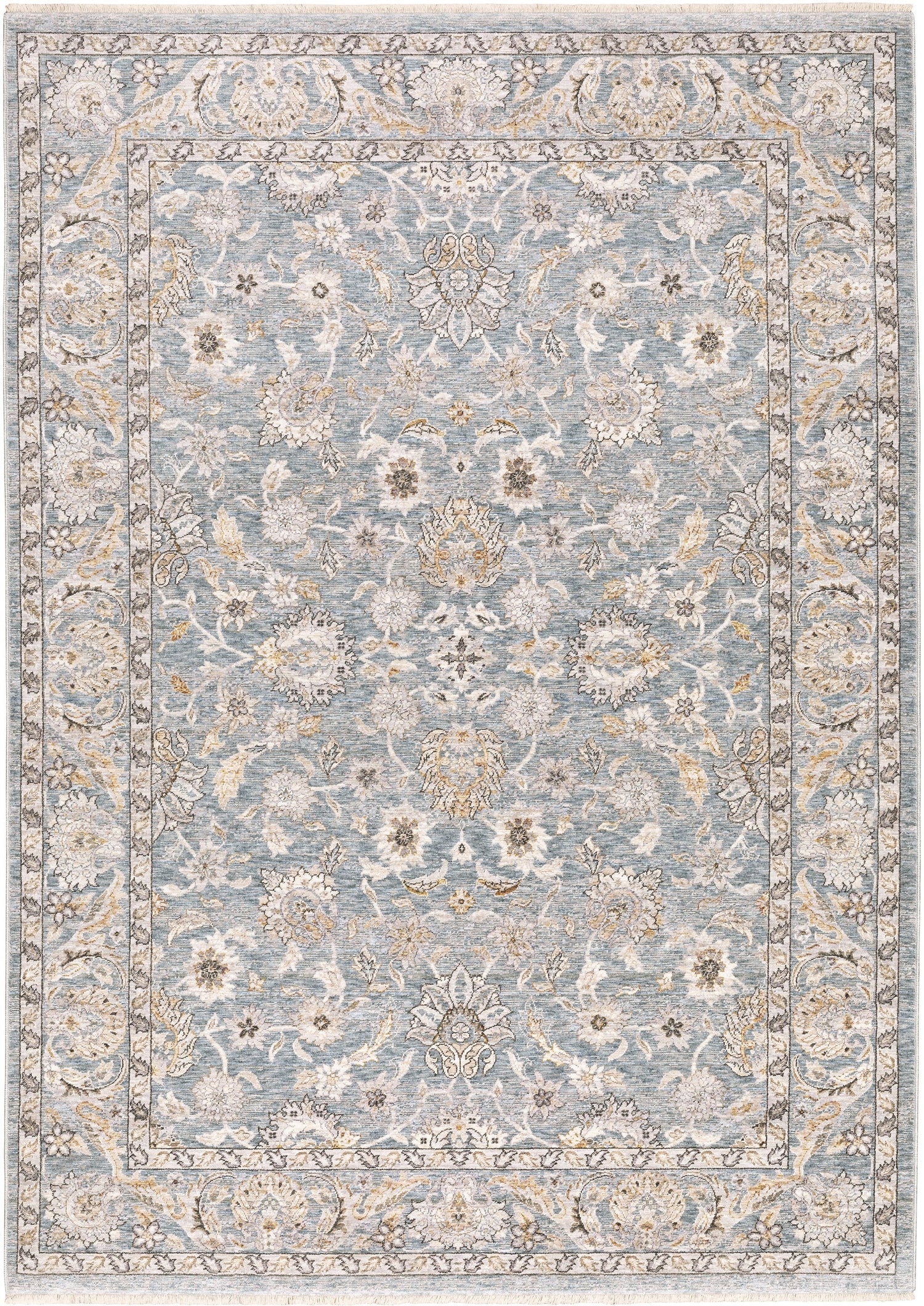 Oriental Weavers Sphinx Maharaja 070E1 Blue/ Ivory Rugs.