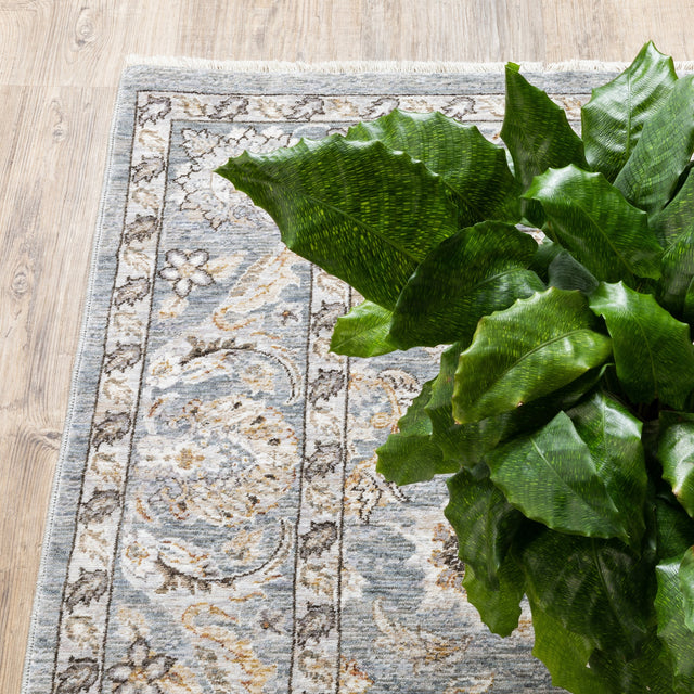 Oriental Weavers Sphinx Maharaja 070E1 Blue/ Ivory Rugs.