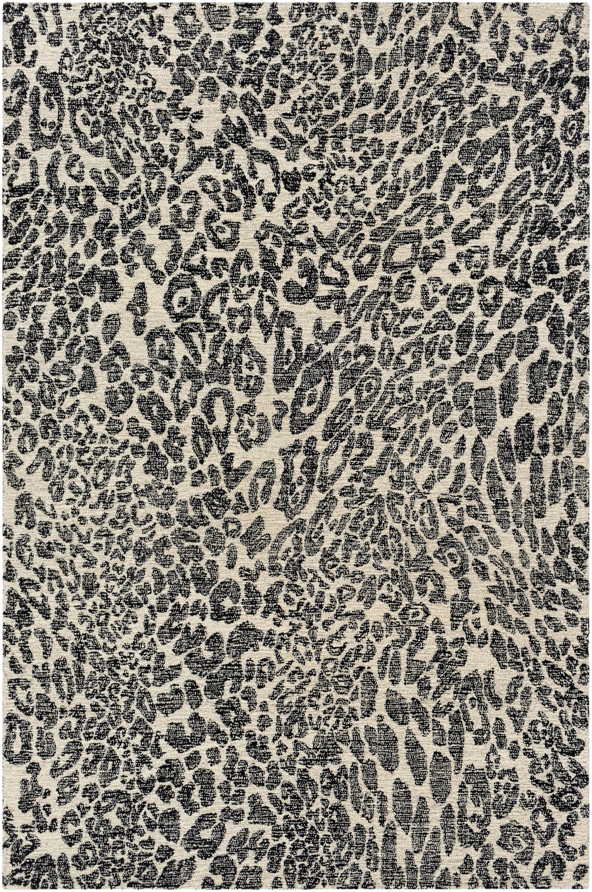 Surya Maroc Mar-2323 Black, Medium Gray, Beige Rugs.