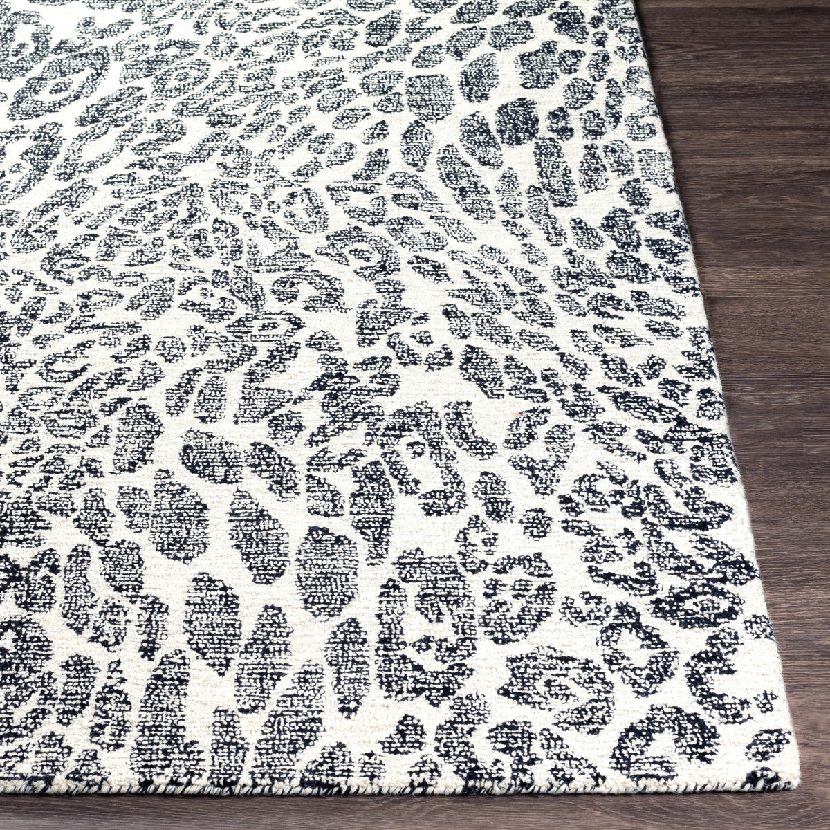 Surya Maroc Mar-2323 Black, Medium Gray, Beige Rugs.