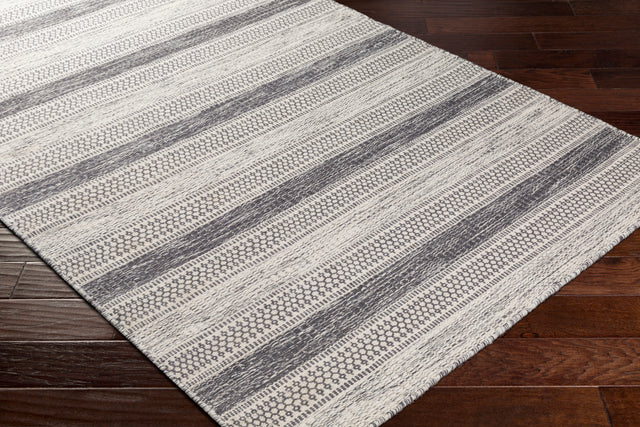 Surya Mardin Mdi-2301 Black, Ivory Rugs.