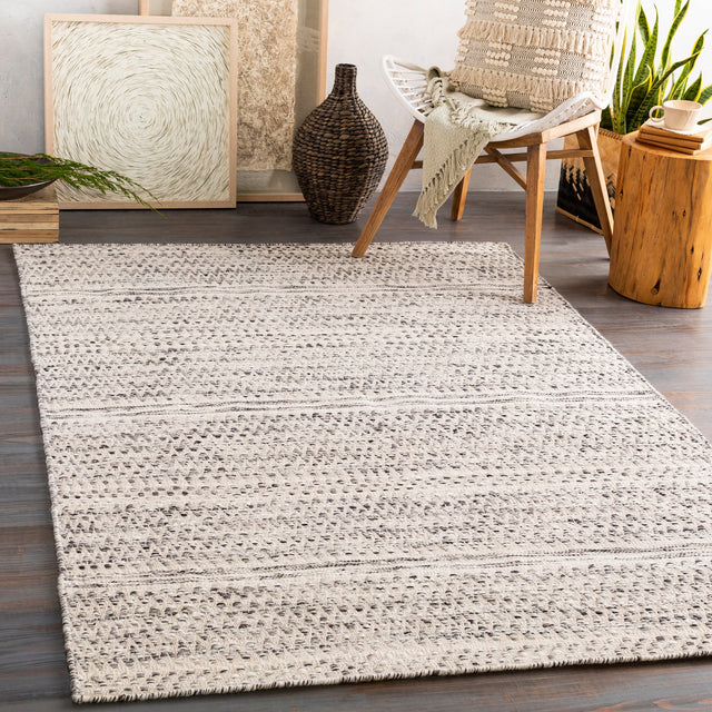 Surya Mardin Mdi-2305 Cream, Medium Gray, Black Rugs.