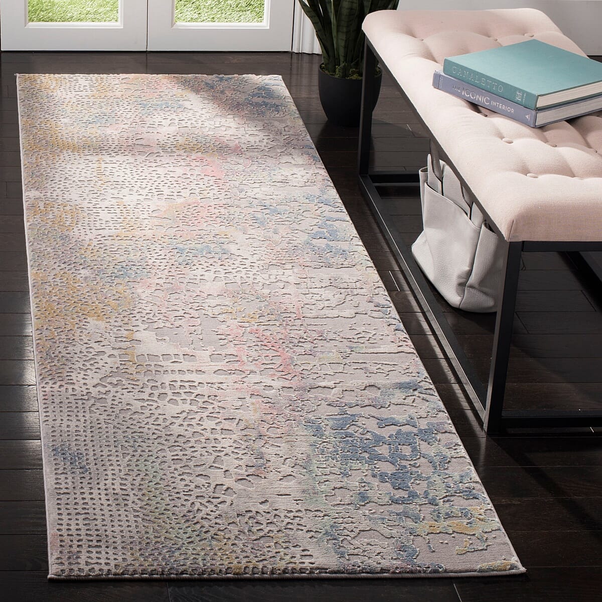 Safavieh Meadow Mdw181F Grey / Gold Rugs.