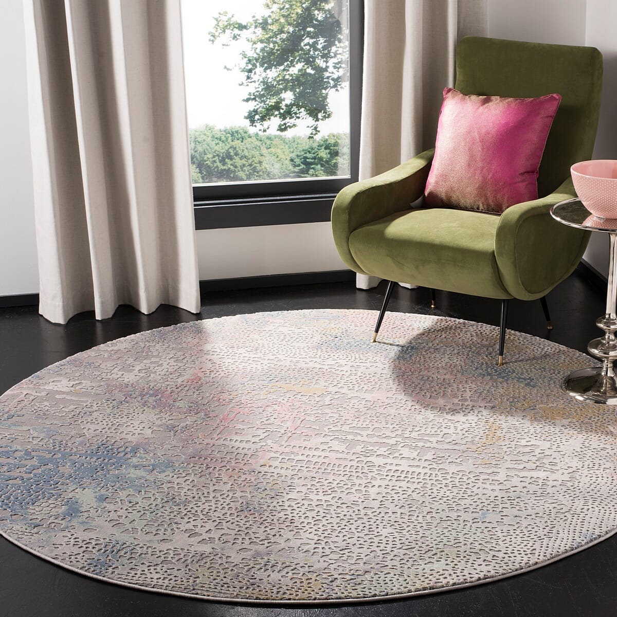 Safavieh Meadow Mdw181F Grey / Gold Rugs.