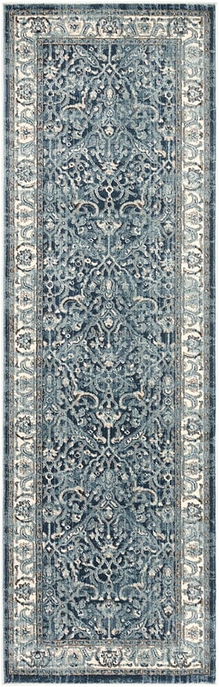 Surya Mesopotamia Mep-2306 Navy, Medium Gray, Teal, Denim Rugs.