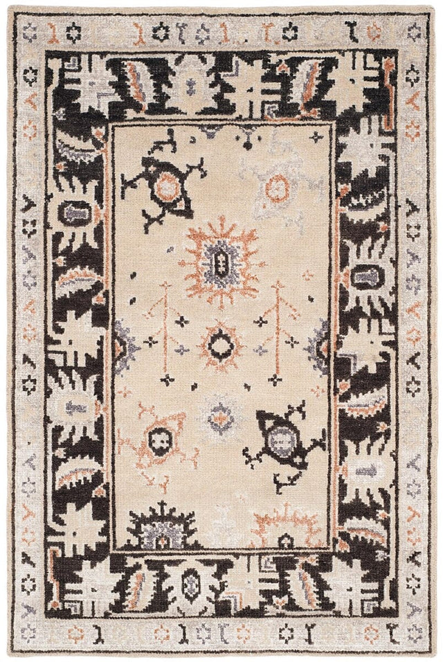 Safavieh Moharaja Mhj254A Beige / Charcoal Rugs.