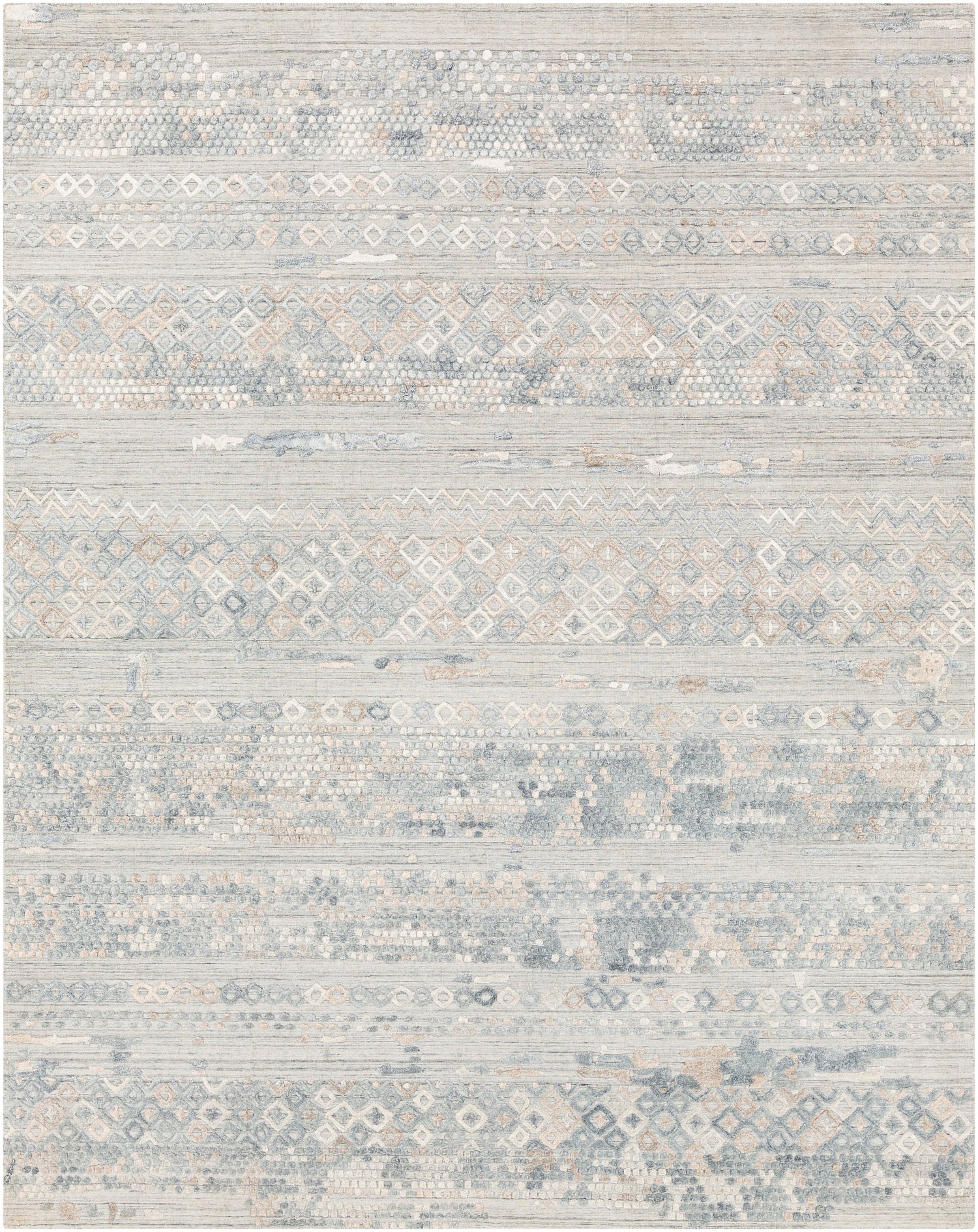 Surya Makalu Mkl-2303 Pale Blue, Medium Gray, Sage, Light Gray Rugs.