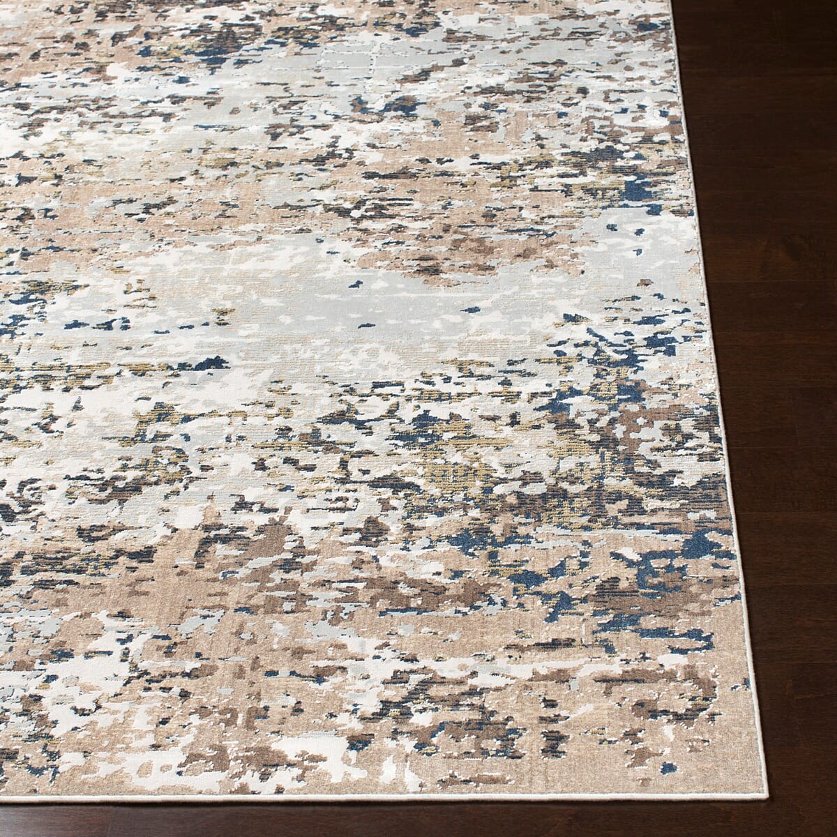 Surya Milano Mln-2300 Light Gray, Ivory, Dark Brown Rugs.
