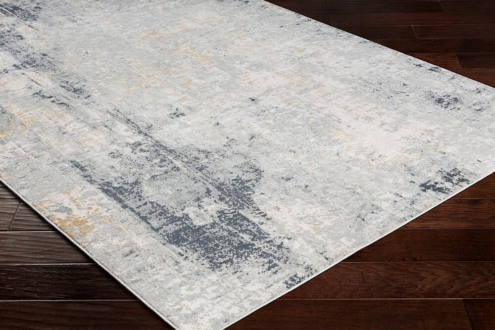 Surya Milano Mln-2304 Light Gray, Medium Gray, Tan, White Rugs.