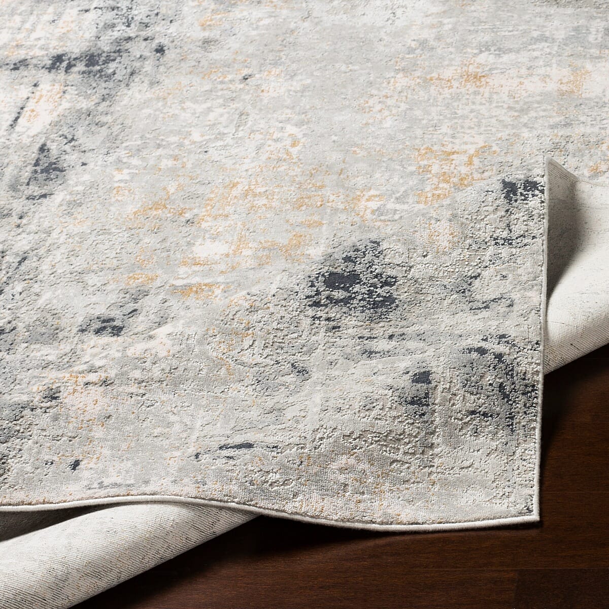 Surya Milano Mln-2304 Light Gray, Medium Gray, Tan, White Rugs.