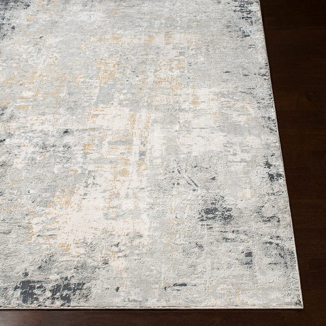 Surya Milano Mln-2304 Light Gray, Medium Gray, Tan, White Rugs.