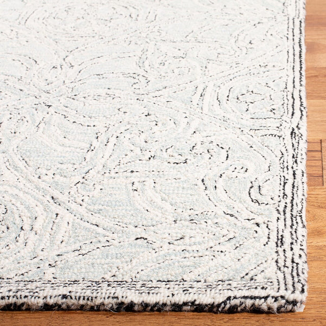 Safavieh Micro-Loop Mlp152F Grey / Ivory Rugs.