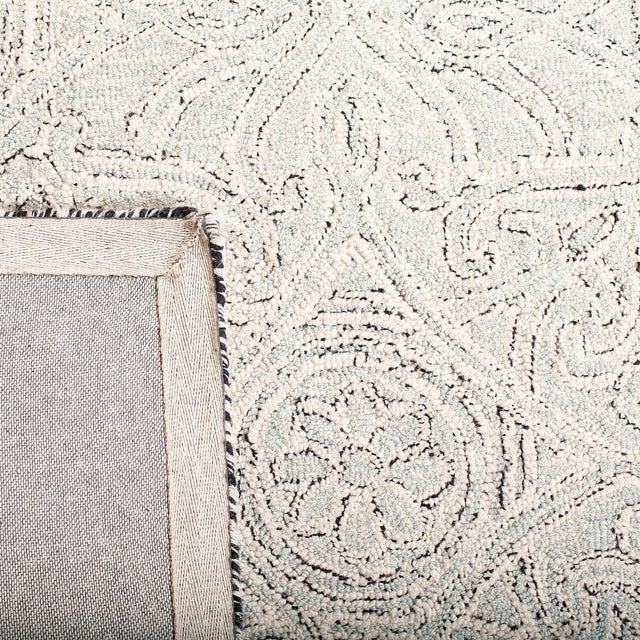 Safavieh Micro-Loop Mlp152F Grey / Ivory Rugs.
