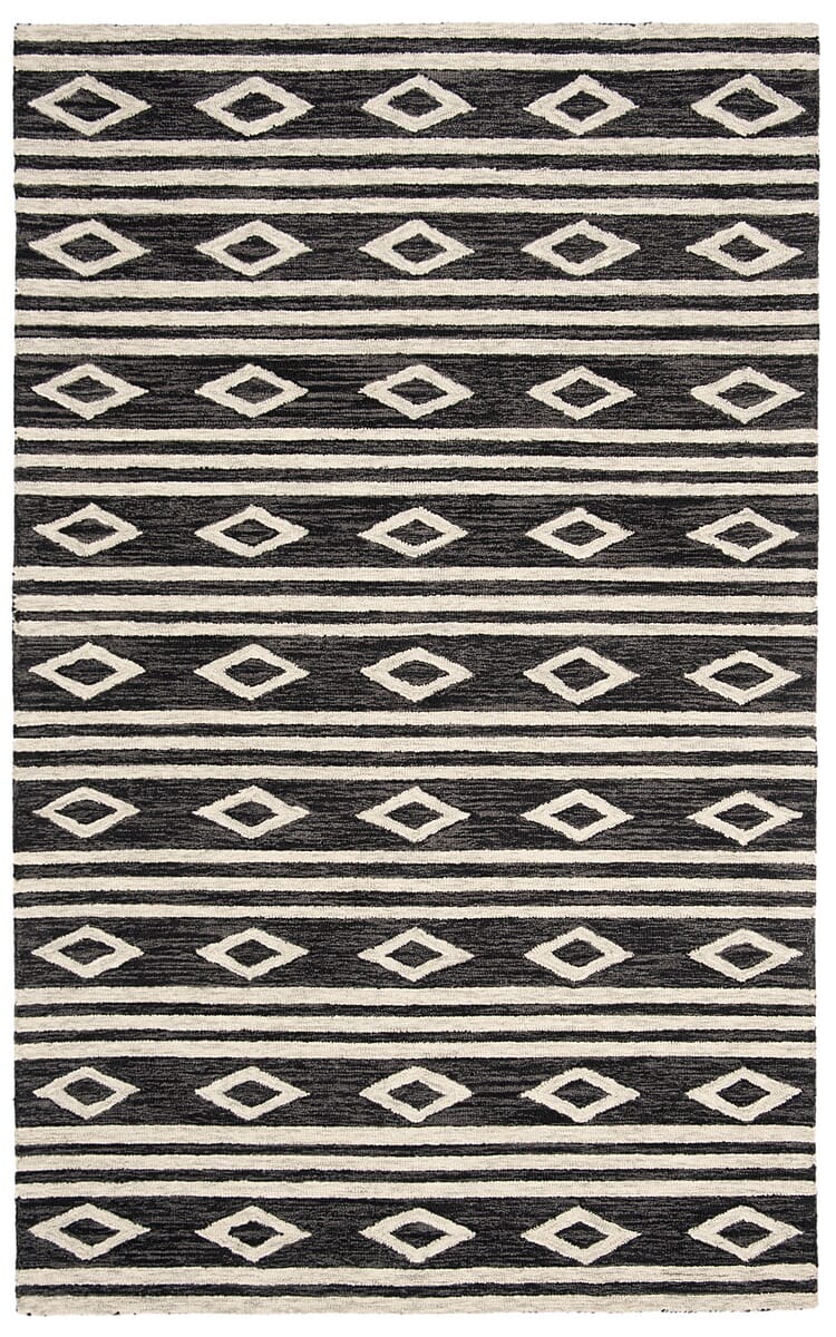 Safavieh Micro Loop Mlp153H Charcoal/Ivory Rug.