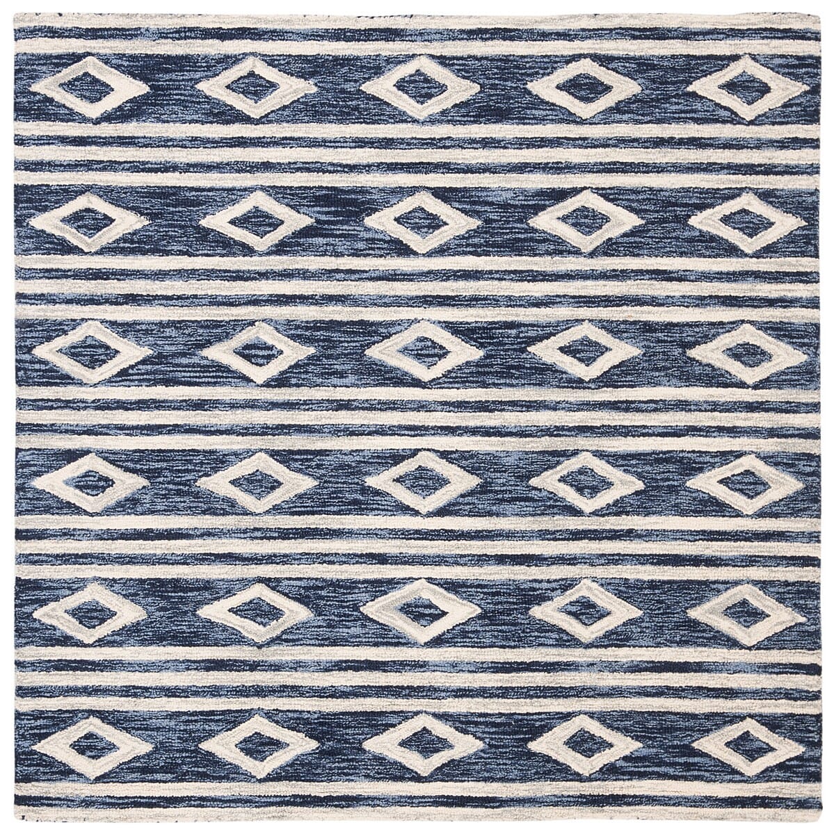 Safavieh Micro Loop Mlp153N Navy/Ivory Rug.
