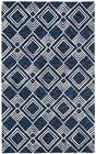 Safavieh Micro-Loop Mlp154N Navy / Ivory Rugs.