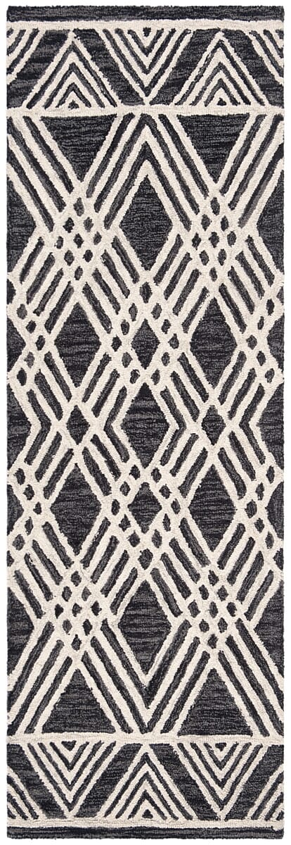 Safavieh Micro Loop Mlp155H Charcoal/Ivory Rug.