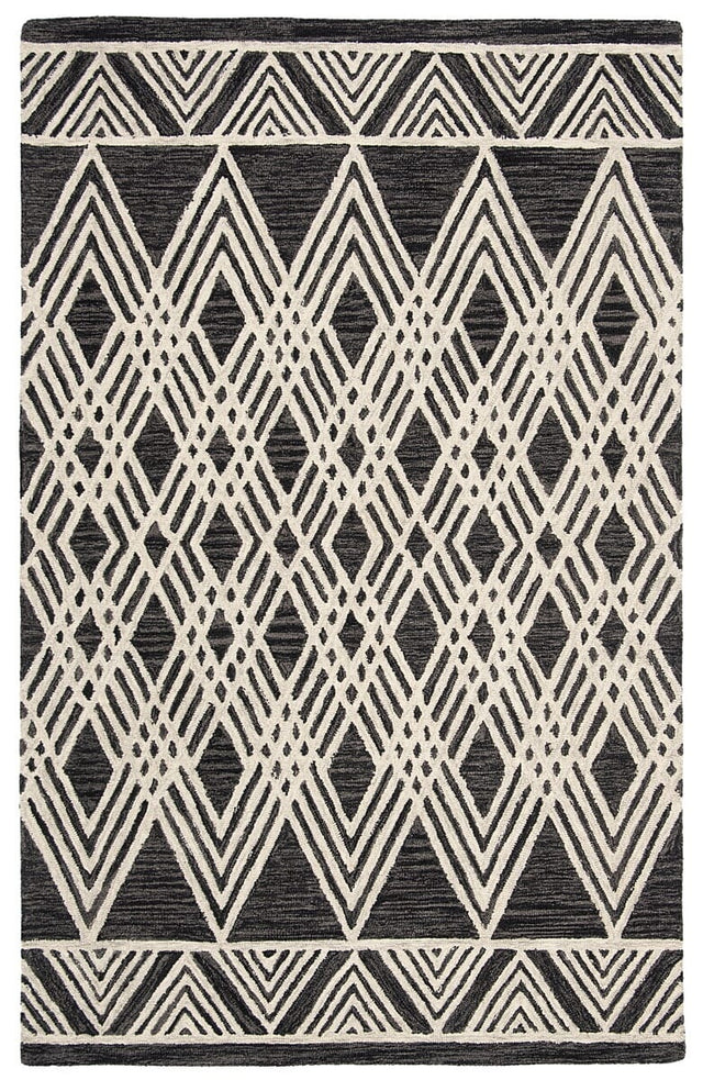Safavieh Micro Loop Mlp155H Charcoal/Ivory Rug.