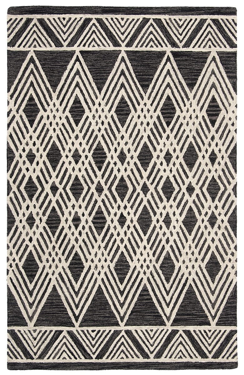 Safavieh Micro Loop Mlp155H Charcoal/Ivory Rug.