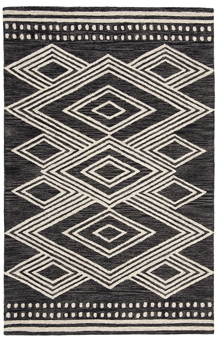 Safavieh Micro Loop Mlp156H Charcoal/Ivory Rug.
