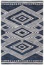 Safavieh Micro Loop Mlp156N Navy/Ivory Rug.