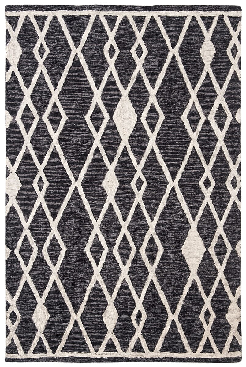 Safavieh Micro Loop Mlp157H Charcoal/Ivory Rug.