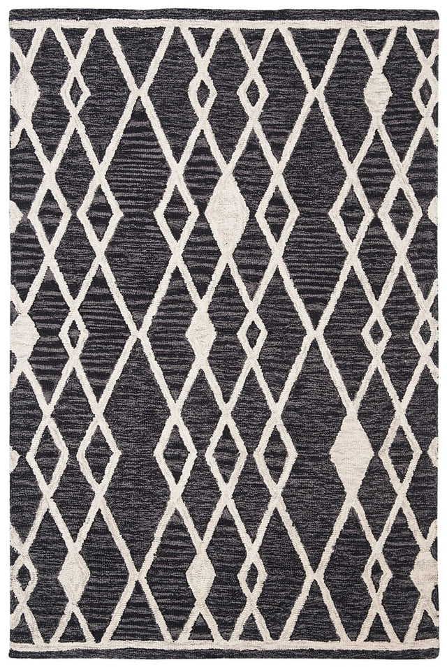 Safavieh Micro Loop Mlp157H Charcoal/Ivory Rug.