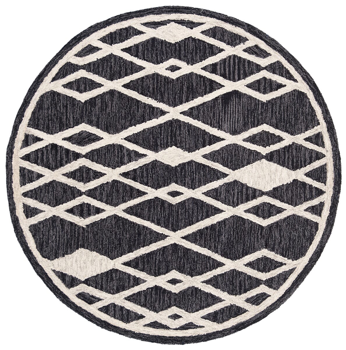 Safavieh Micro Loop Mlp157H Charcoal/Ivory Rug.