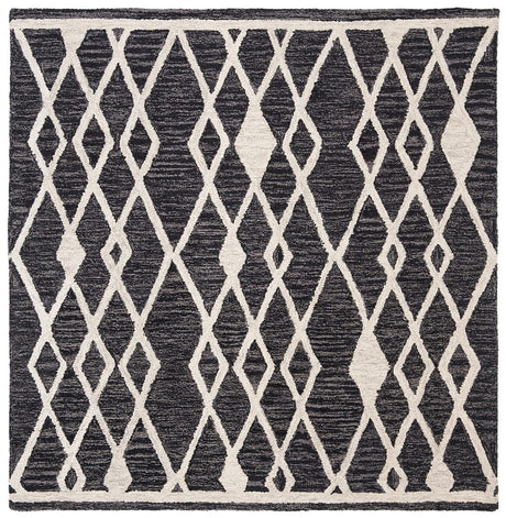 Safavieh Micro Loop Mlp157H Charcoal/Ivory Rug.