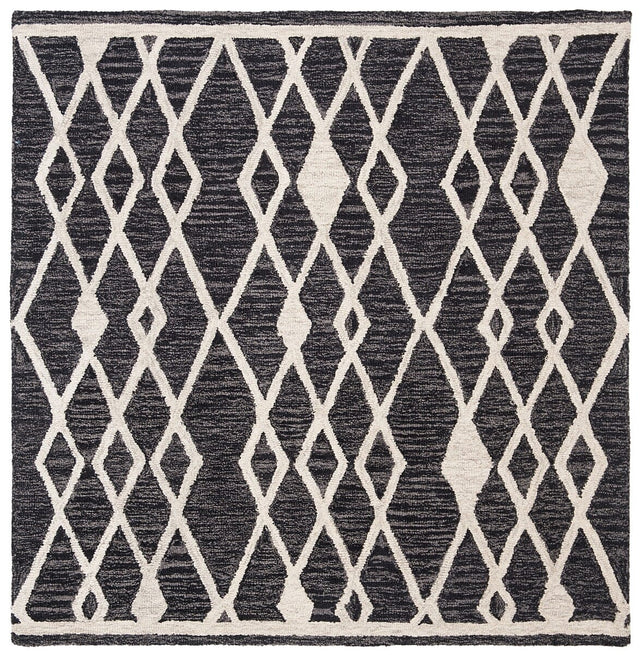 Safavieh Micro Loop Mlp157H Charcoal/Ivory Rug.
