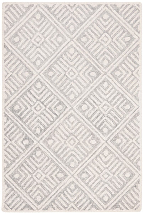 Safavieh Micro-Loop Mlp262F Grey / Ivory Rugs.