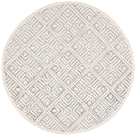 Safavieh Micro-Loop Mlp262F Grey / Ivory Rugs.