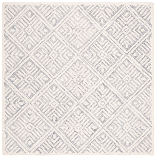 Safavieh Micro-Loop Mlp262F Grey / Ivory Rugs.