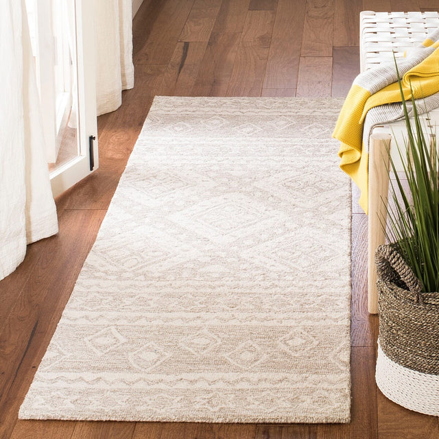 Safavieh Micro-Loop Mlp501B Beige / Ivory Rugs.