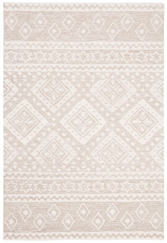 Safavieh Micro-Loop Mlp501B Beige / Ivory Rugs.