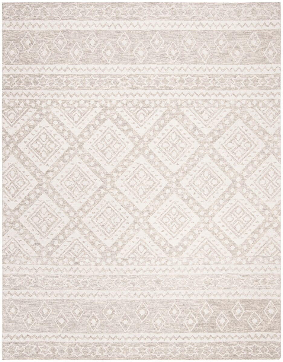 Safavieh Micro-Loop Mlp501B Beige / Ivory Rugs.