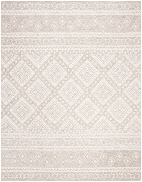 Safavieh Micro-Loop Mlp501B Beige / Ivory Rugs.