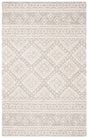 Safavieh Micro-Loop Mlp501F Grey / Ivory Rugs.