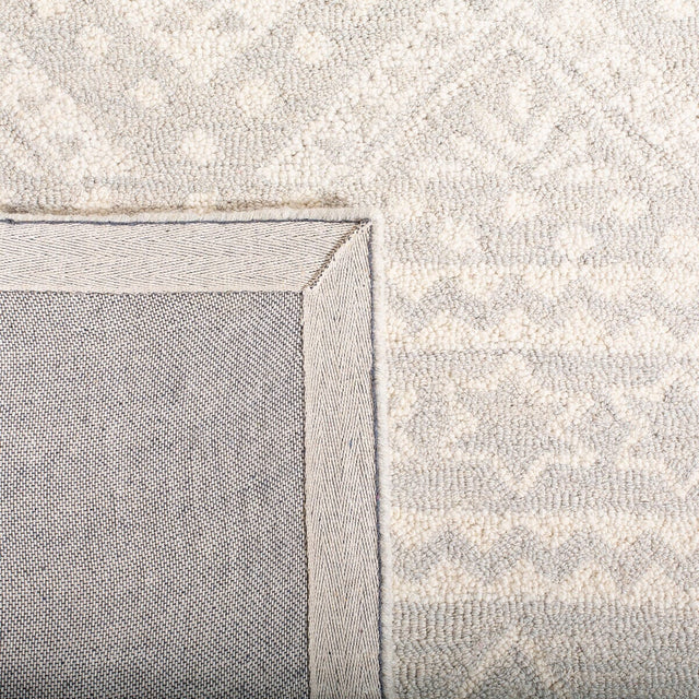 Safavieh Micro-Loop Mlp501G Grey / Ivory Rugs.