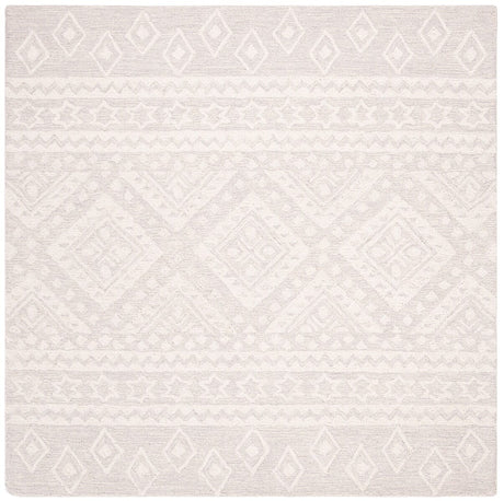 Safavieh Micro-Loop Mlp501G Grey / Ivory Rugs.