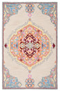 Safavieh Micro-Loop Mlp551B Beige / Orange Rugs.