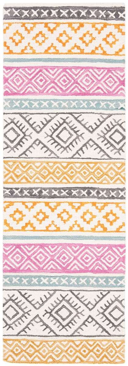 Safavieh Micro-Loop Mlp552A Ivory / Rust Rugs.